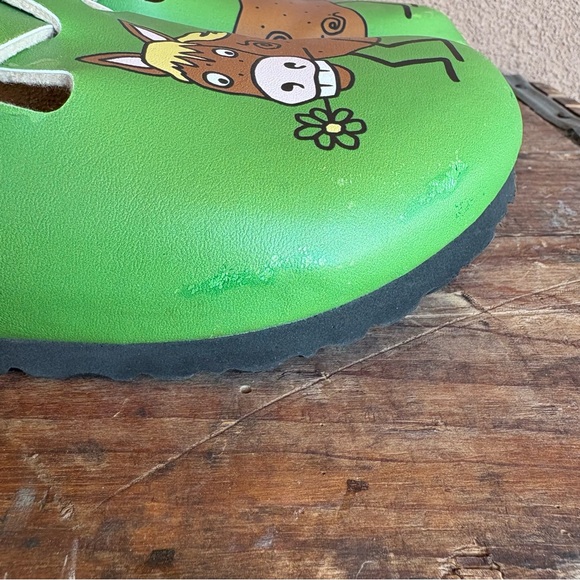 Birkis by Birkenstock Woodby Green Horse Clog - Picture 3 of 12